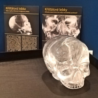Křišťálová lebka, instalace výstavy