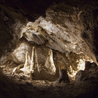 Zbrašovské aragonitové jeskyně - tzv. gejzírové stalagmity