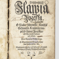 Josephus Flavius, O válce židovské, Prostějov, 1553, titulní list