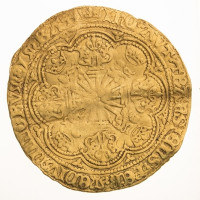 Anglie, Eduard IV. (1461–1483), AV rosenoble  