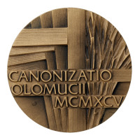 Medaile na kanonizaci Jana Sarkandera, Otmar Oliva, bronz, 1995