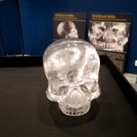 Křišťálová lebka, instalace výstavy