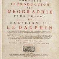 Nicolas Sanson, Nouvelle Introduction A La Geographie, sv. 1, Paris, 1698, druhý titulní list