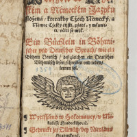 Ondřej Klatovský, Knížka v českém a německém jazyku složená, Olomouc, 1641, titulní list