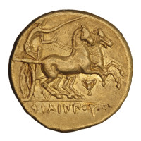 Makedonie, Filip II. (359–336 př. Kr.), AV statér