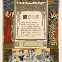 Viribus unitis. Das Buch vom Kaiser, vyd. Max Herzig, Budapest, Wien, Leipzig, 1898, s. XXV (Hymne).