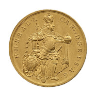 Čechy, Karel VI. Habsburský (1711–1740), AV 5 dukát, výtěžková mince k poctě sv. Jana Nepomuckého